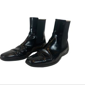 Tod's Leather Ankle Womens Black Boots Size EU 37.5